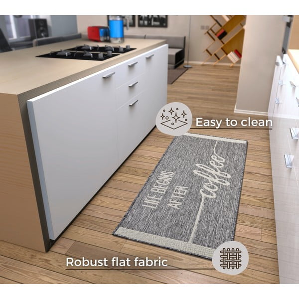 Sivý behúň 62x150 cm Cucina – Hanse Home-image-4