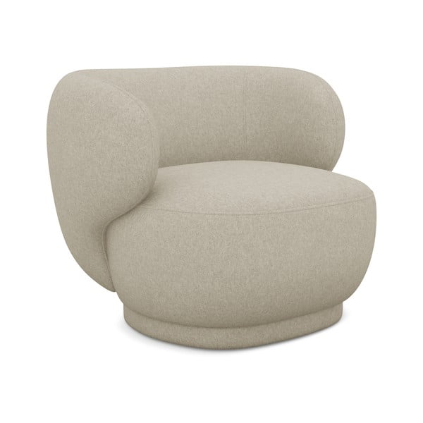 Béžové kreslo Hina – Makamii