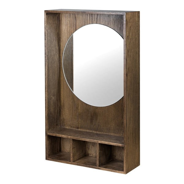 Hnedý vešiakový panel z dubového dreva 40x65x11,5 cm Show Me – Mette Ditmer Denmark