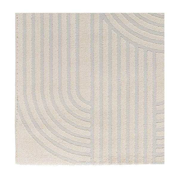 Koberec vo svetlosivej a slonovinovej farbe 160x230 cm Baresa – Universal-image-4