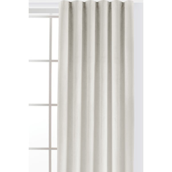 Krémový zamatový dimout záves 265x175 cm Velto – Filumi-image-2