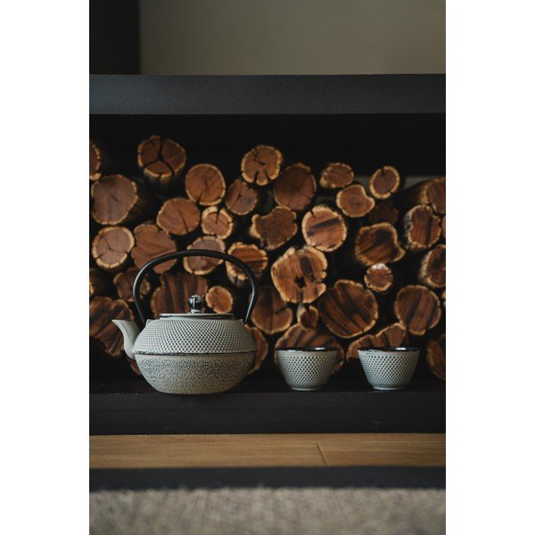 Sivé šálky v súprave 2 ks z liatiny 100 ml Jang – Bredemeijer-image-2