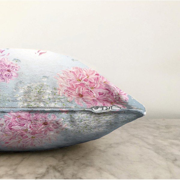 Modrá obliečka na vankúš s prímesou bavlny Minimalist Cushion Covers Peony, 55 x 55 cm-image-1