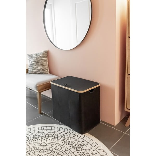 Látkový kôš na bielizeň 105 l Trio Ecori - Wenko-image-1