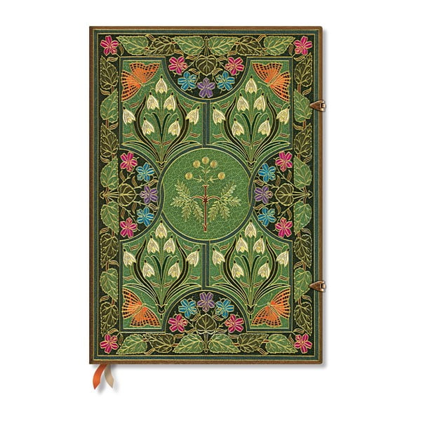 Nelinkovaný zápisník s tvrdou väzbou Paperblanks Poetry in Bloom, 21 × 30 cm
