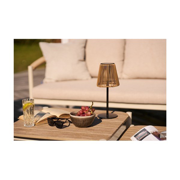 LED stolové/prenosné vonkajšie svietidlo so solárnym panelom ø 14 cm Salford – House Nordic-image-3