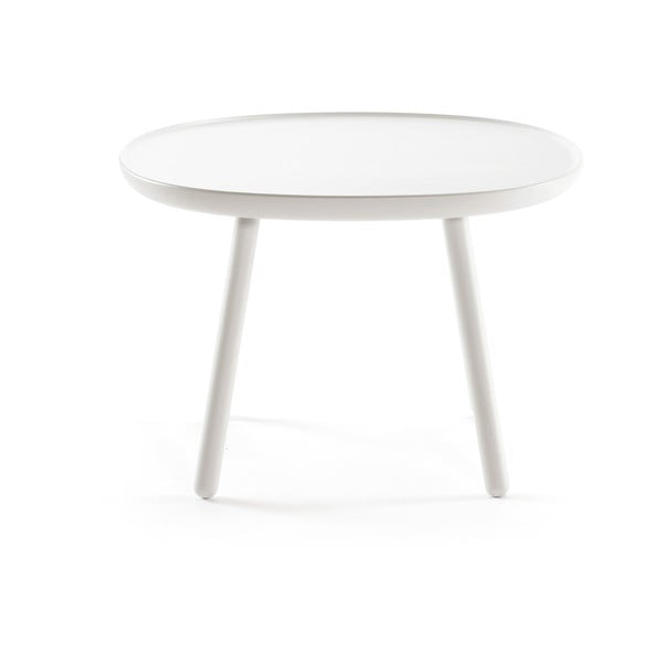 Biely stolík z masívu EMKO Naïve, ø 64 cm-image-1