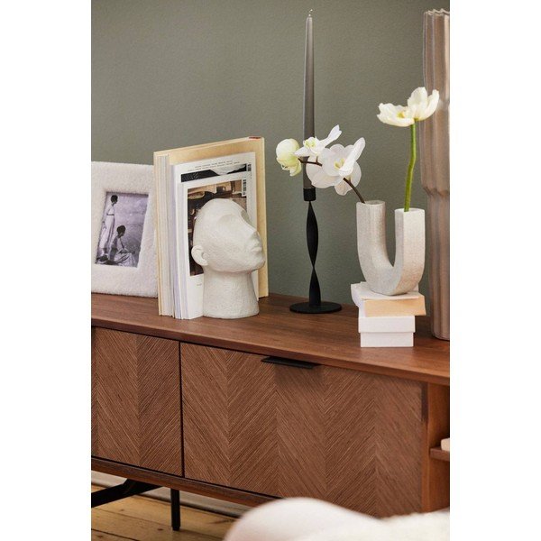 TV stolík v dekore orecha v tmavo prírodnej farbe 180x51x40 cm Duvberg – Jotex-image-2