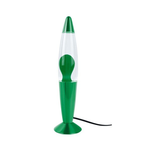 Zelená sklenená lávová lampa (výška  35,5 cm) Funky Rocket Lava – Leitmotiv