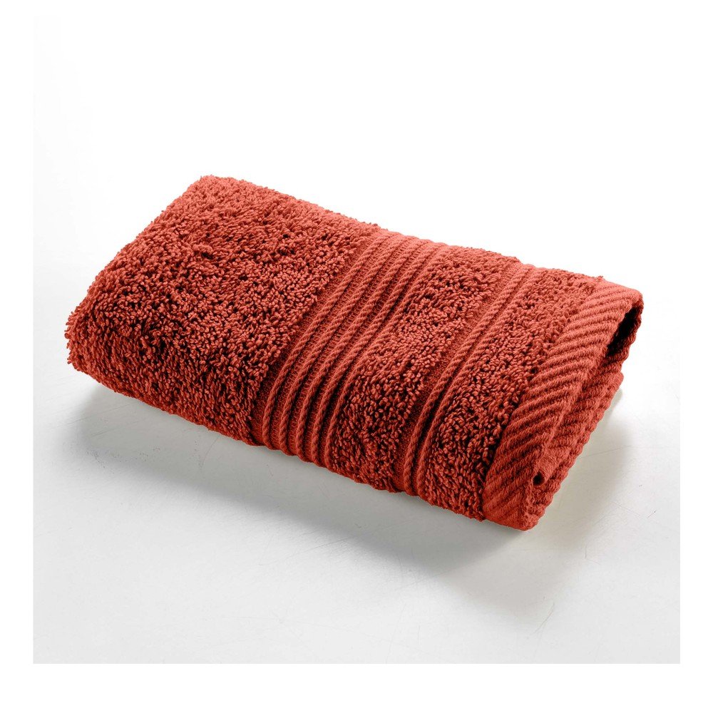 E-shop Froté bavlnený uterák v tehlovej farbe 30x50 cm Tendresse – douceur d'intérieur