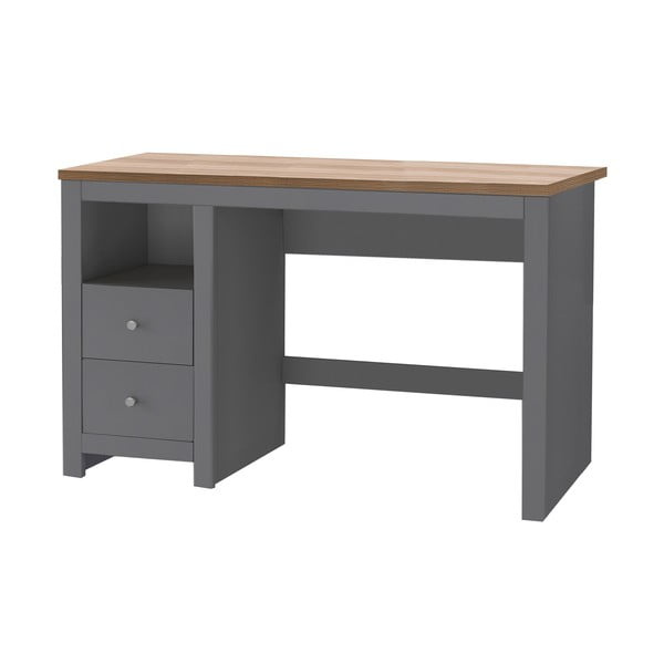 Pracovný stôl s doskou v dubovom dekore 50x120 cm Emerald – Støraa-image-2