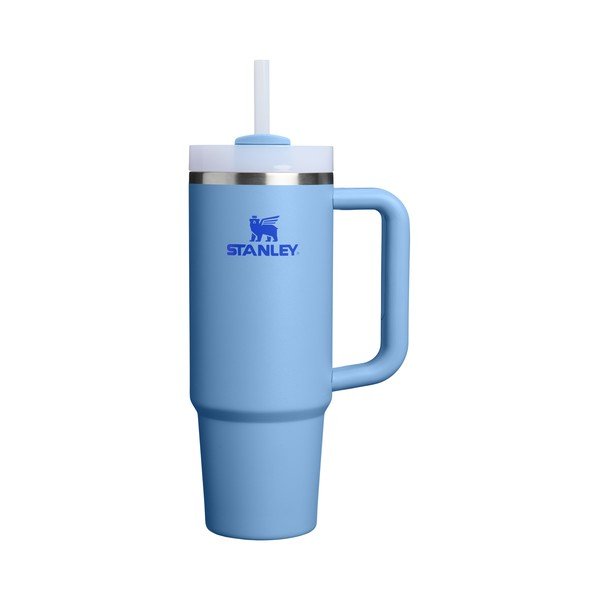 Modrá termoska so slamkou z nehrdzavejúcej ocele 890 ml Quencher H2.O FlowState™ Tumbler Blue Sky – Stanley
