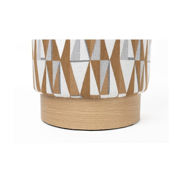 Hnedý taburet Ziggy – White Label-image-3