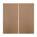Dvierka v dekore duba pre modulárny policový systém 2 ks 32x66 cm Mistral Kubus - Hammel Furniture