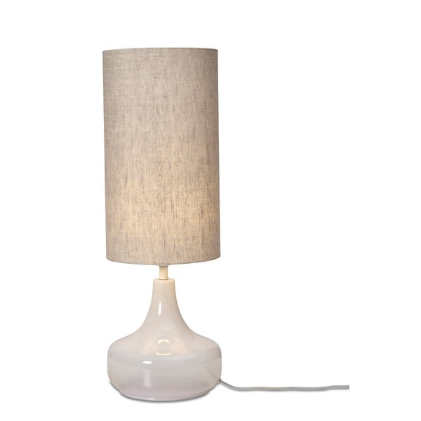Krémovobiela stolová lampa s textilným tienidlom (výška  75 cm) Reykjavik – it's about RoMi
