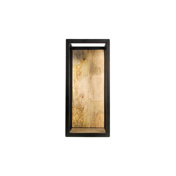 Nástenná polica s detailom z mangového dreva HSM collection Caria, 25 × 55 cm