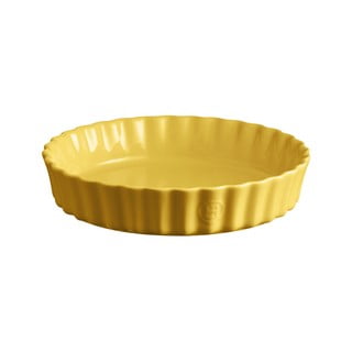 Žltá keramická koláčová forma Emile Henry, ⌀ 24 cm