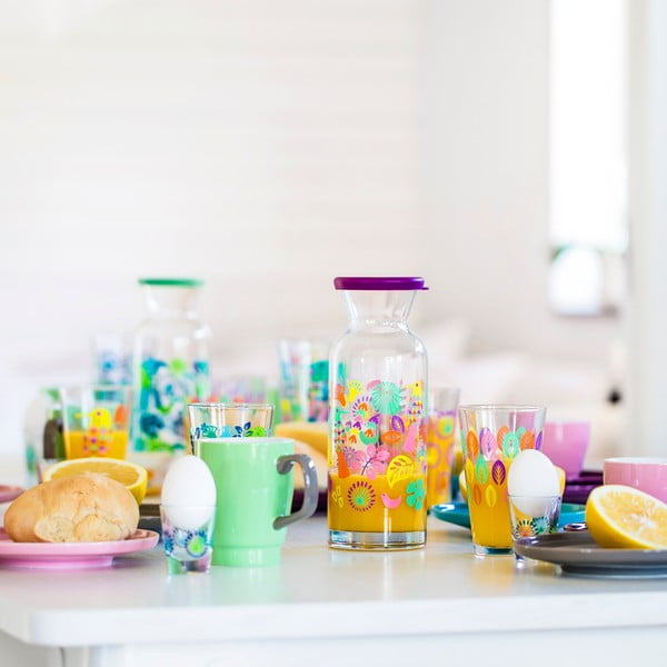 Fialová sklenená karafa Sagaform Fantasy-image-2