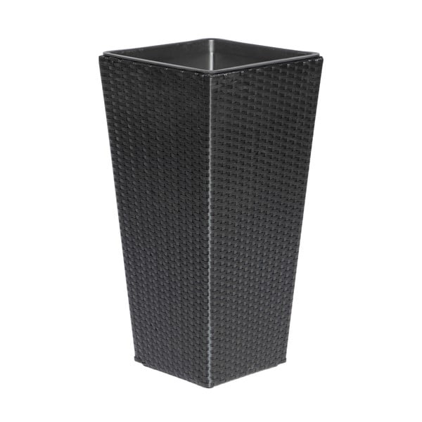 Čierny záhradný kvetináč Bonami Essentials Rose-image-1