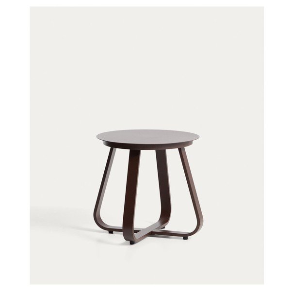 Kovový okrúhly záhradný stolík ø 48 cm Tamaris – Kave Home