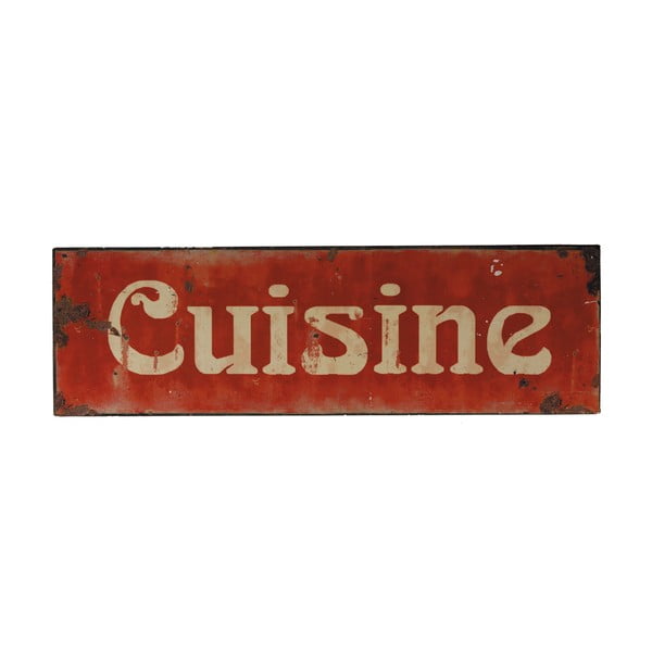 Plechová ceduľa Antic Line Cuisine, 49 × 15 cm