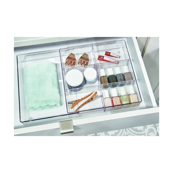 Plastový organizér do zásuvky Crystalline – iDesign/The Home Edit-image-1