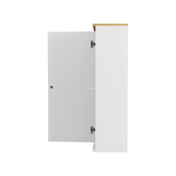 Biela jednodverová komoda s 3 poličkami Tenzo Dot, výška 95 cm-image-4