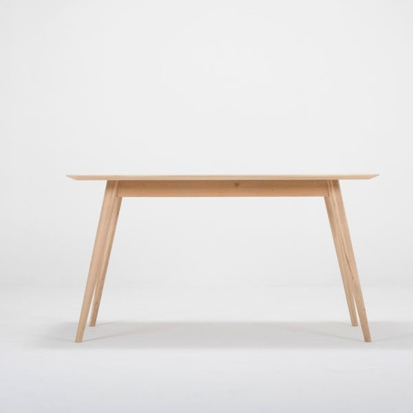 Pracovný stôl z masívneho dubového dreva Gazzda Stafa-image-1