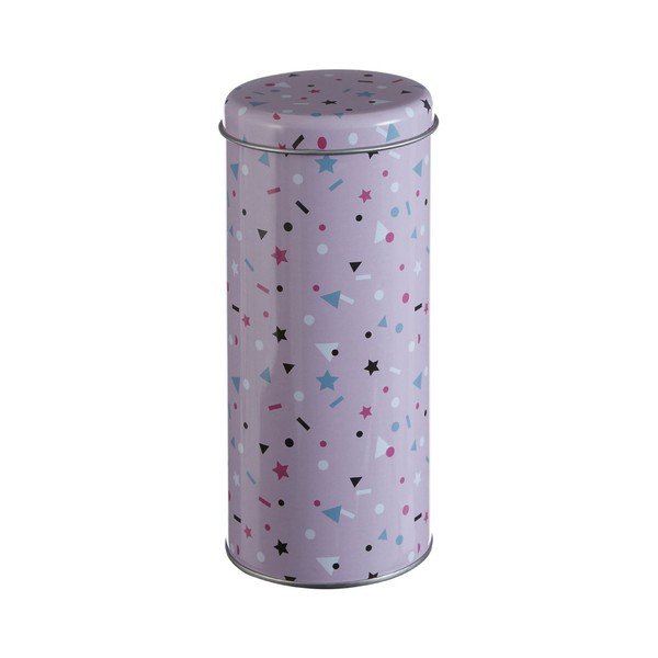 Valcovitá cínová dóza Premier Housewares Stellar, Ø 8 × 18 cm-image-1