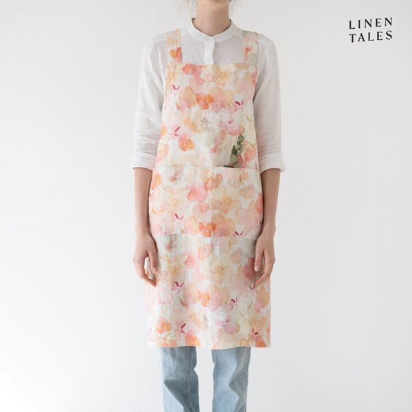 Ľanová zástera Crossback - Linen Tales