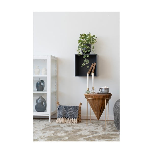 Modrá deka z recyklovanej bavlny 130x180 cm Izmir – House Nordic-image-1