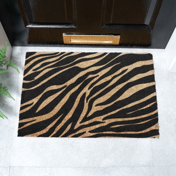 Rohožka z kokosového vlákna 40x60 cm Zebra – Artsy Doormats-image-2
