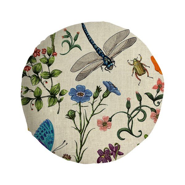 Obojstranný vankúš Madre Selva Tierra Bella, ⌀ 45 cm-image-1