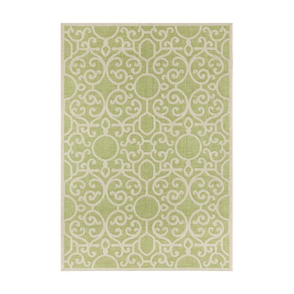 Zeleno-béžový vonkajší koberec NORTHRUGS Nebo, 160 x 230 cm