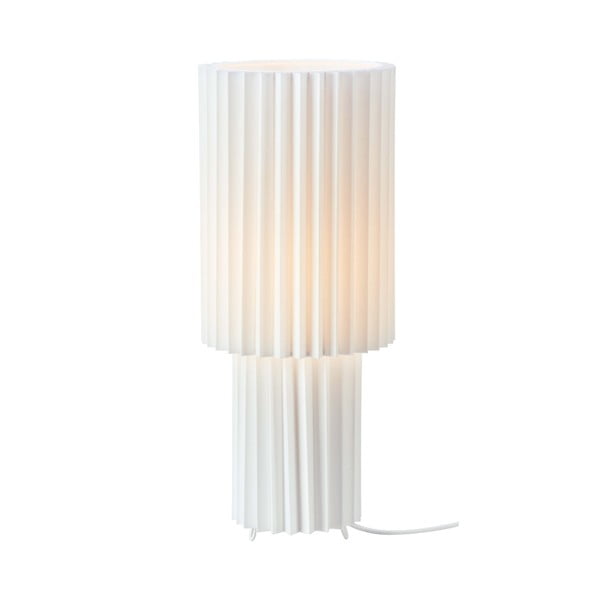 Biela stolová lampa s textilným tienidlom (výška 45 cm) Catis – Markslöjd