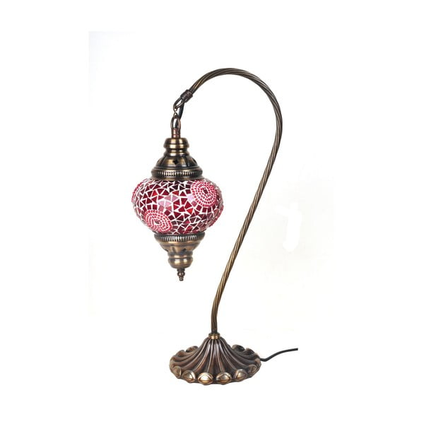 Sklenená ručne vyrobená lampa Fishing Babette, ⌀ 13 cm