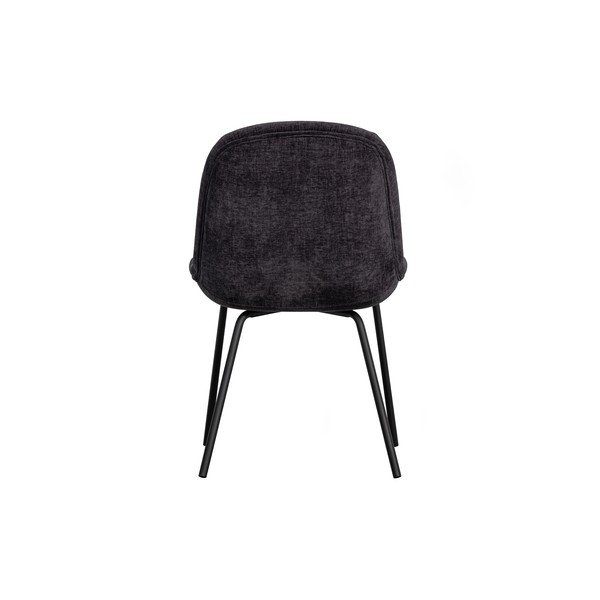 Tmavosivé zamatové jedálenské stoličky v súprave 2 ks Crate – BePureHome-image-3