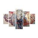 5-dielny obraz Elephant