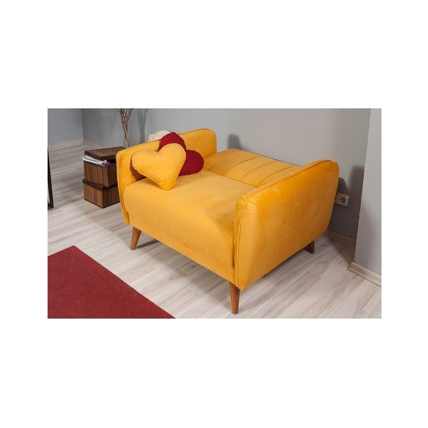 Žlté rozkladacie kreslo Sifi-image-4