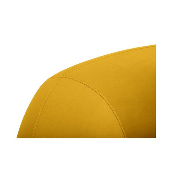 Zamatová pohovka v horčicovej farbe 237 cm Santi – Interieurs 86-image-4