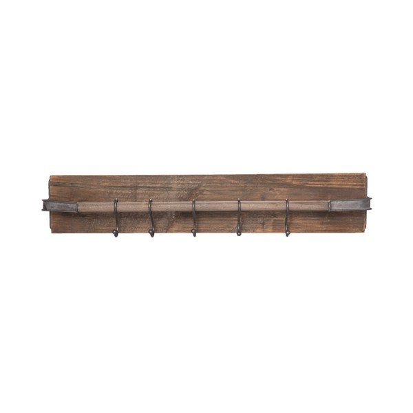 Nástenný vešiak s háčikmi Clayre & Eef Coat Rack, dĺžka 81 cm
