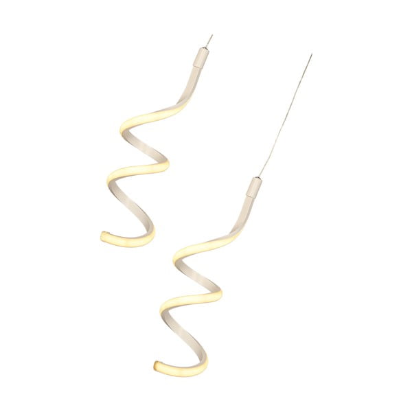 Biele kovové LED závesné svietidlo ø 25 cm Hilton – Squid Lighting-image-2