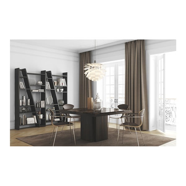 Matná čierna knižnica TemaHome Delta-image-2