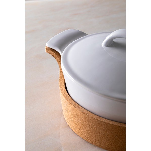 Biela/hnedá kameninová misa Ensemble – Casafina-image-3