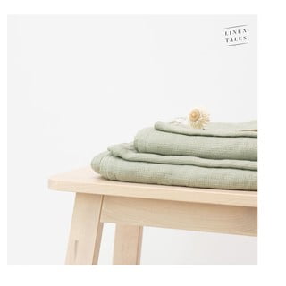Zelený ľanový uterák 65x45 cm - Linen Tales