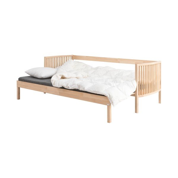 Konštrukcia rozkladacej pohovky z masívneho brezového dreva Kiteen Aarre, šírka 190 cm-image-3