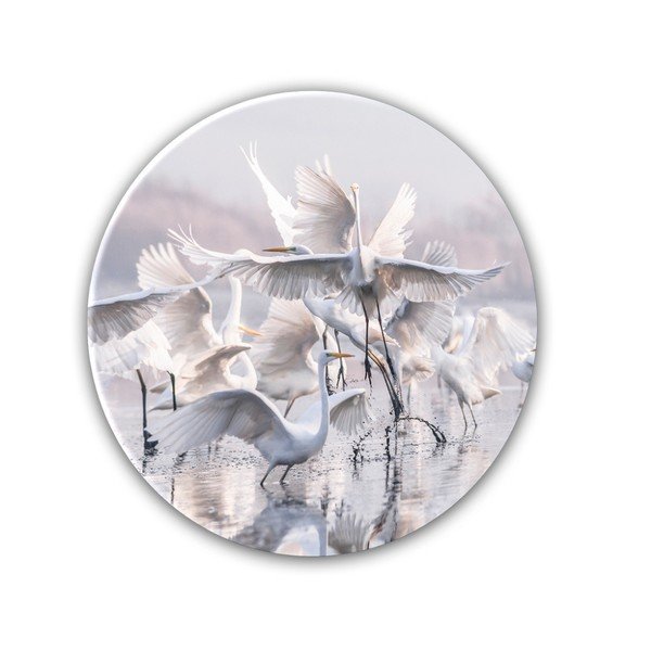 Nástenná dekorácia Styler Ring Herons, ø 70 cm-image-1
