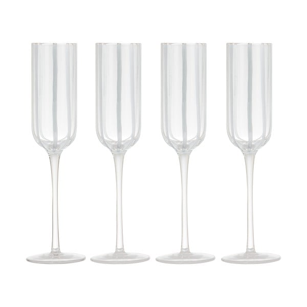 Poháre v súprave 4 ks na sekt 180 ml Stripe – Ladelle