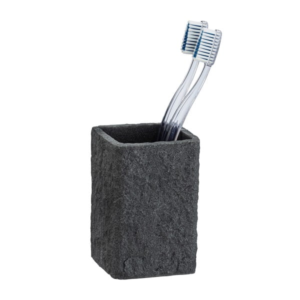 Tmavosivý téglik na kefky Wenko Villata-image-2