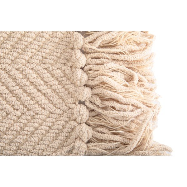 Bielobéžová deka zo ženilky 130x170 cm Renee – Tiseco Home Studio-image-2